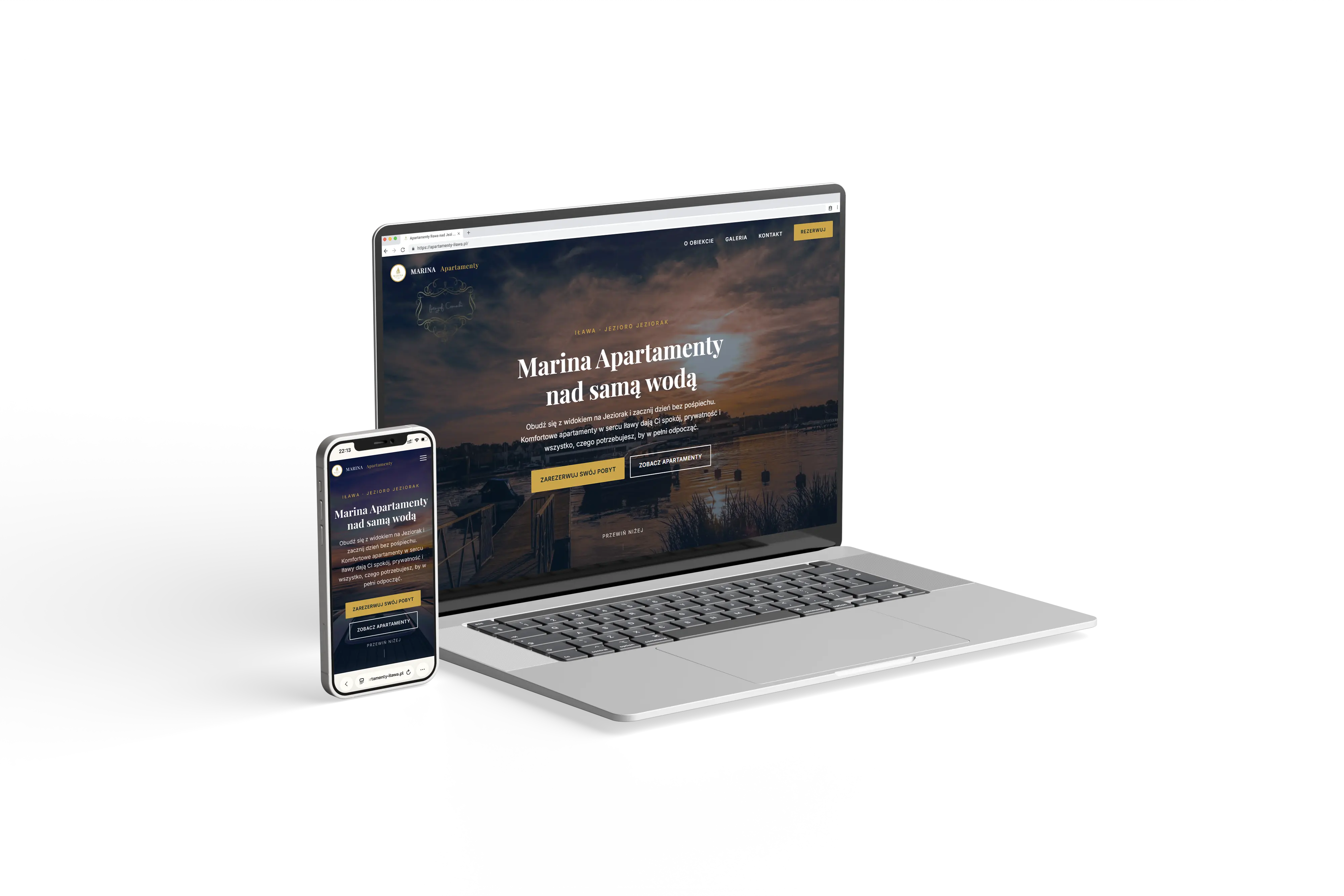 Webseite Iława Marina