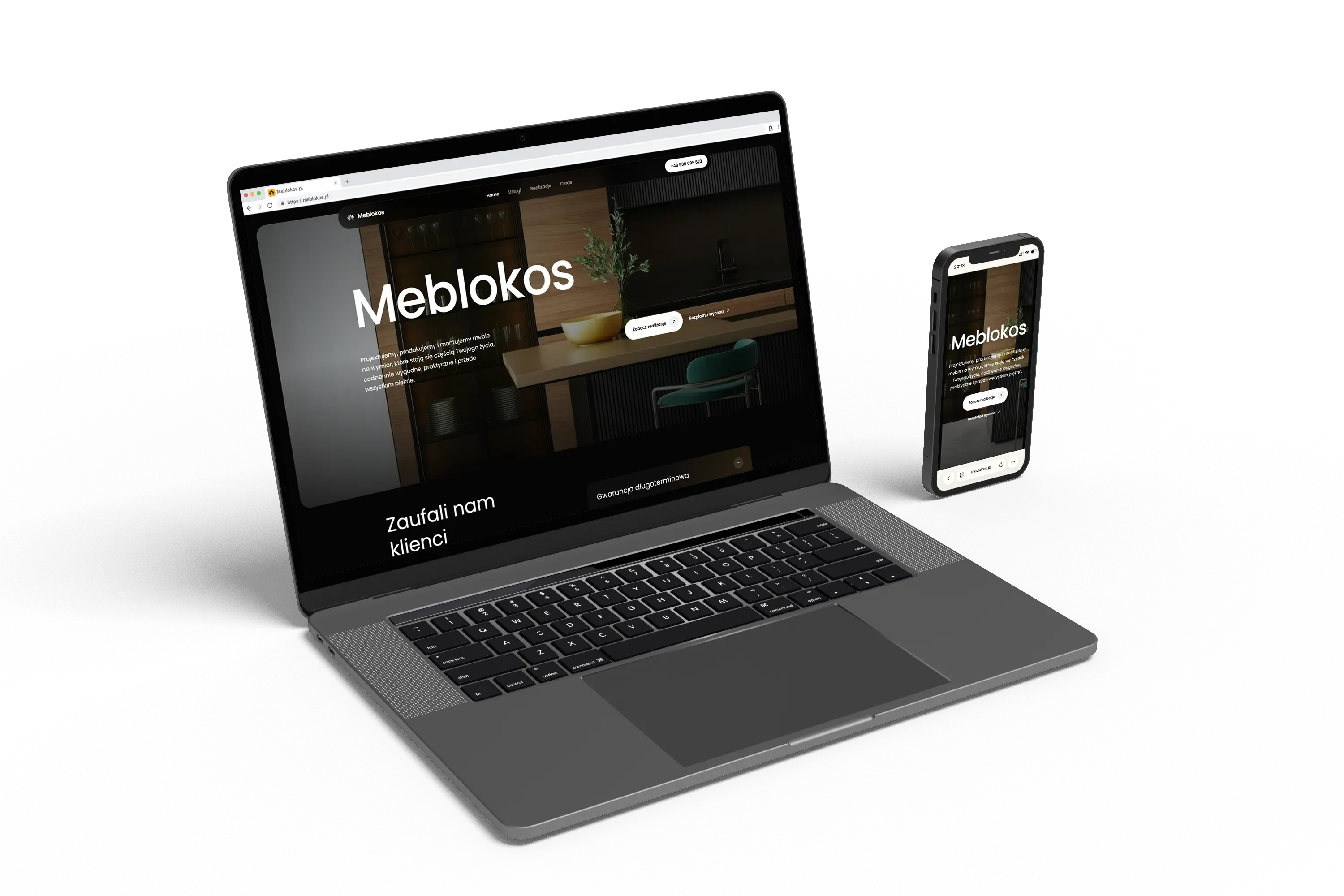 Webseite Meblokos